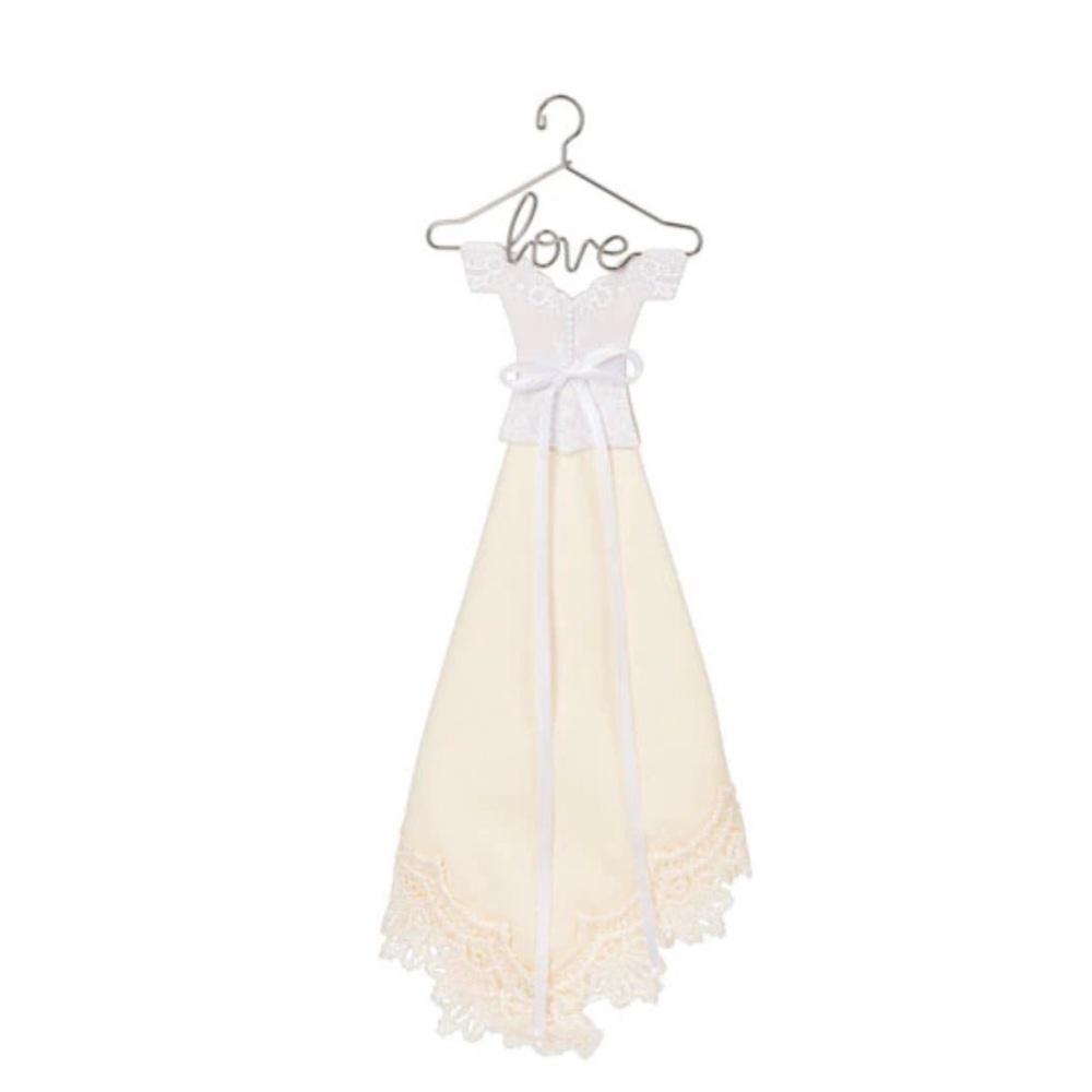 **NEW” Handkerchief Wedding Dress with Hanger